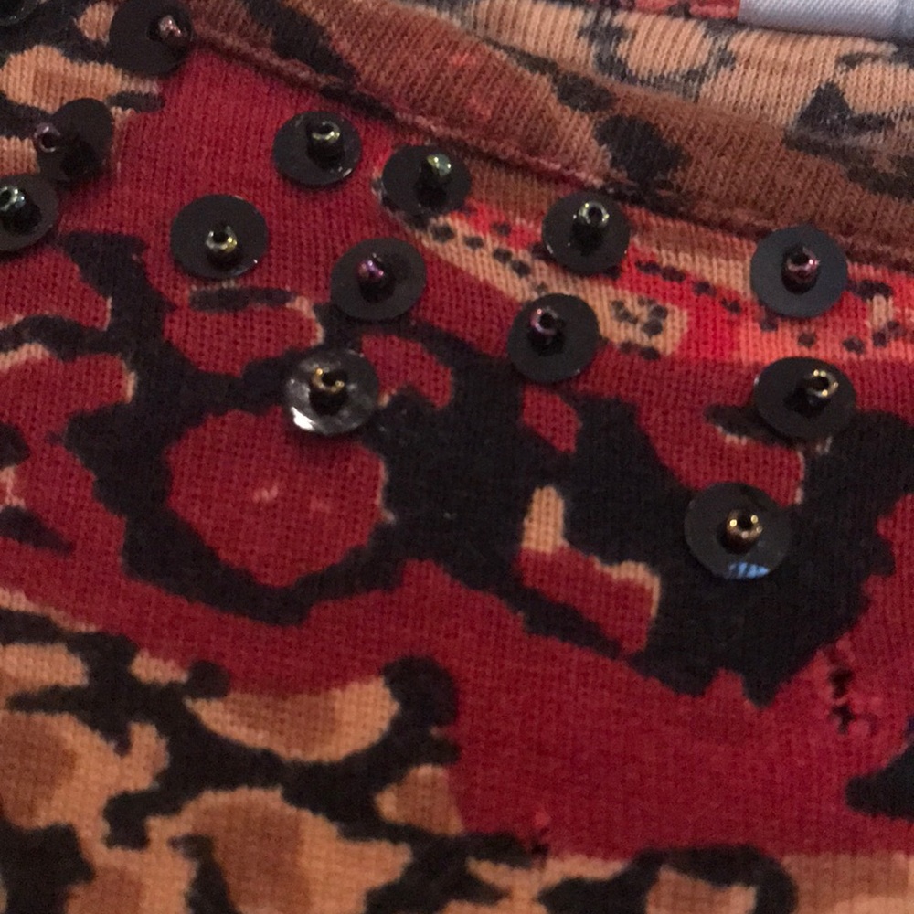 Wild Side Fun Top With Sequins! - image 4